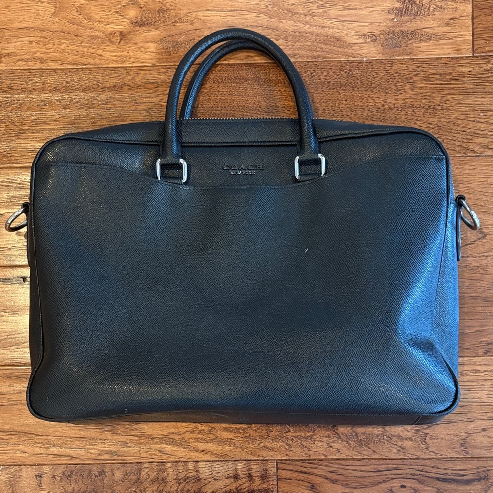 Black Leather Men's Bag
